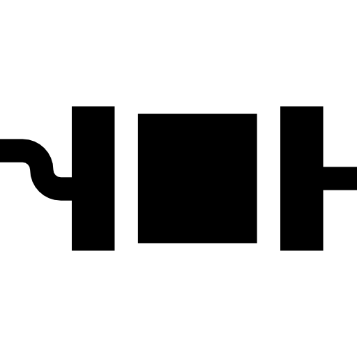tubo de escape Basic Straight Filled icono