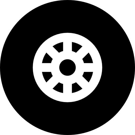rueda Basic Straight Filled icono