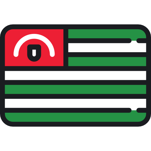 abkhazia Flags Rounded rectangle Ícone