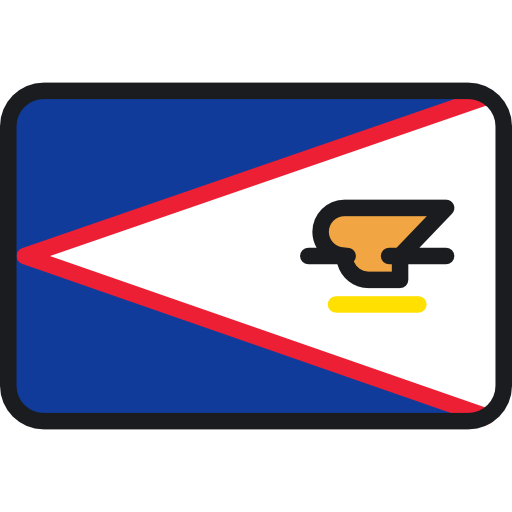 American samoa Flags Rounded rectangle icon