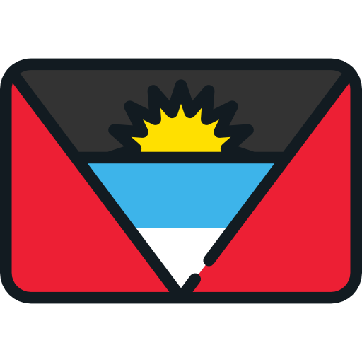 antigua und barbuda Flags Rounded rectangle icon