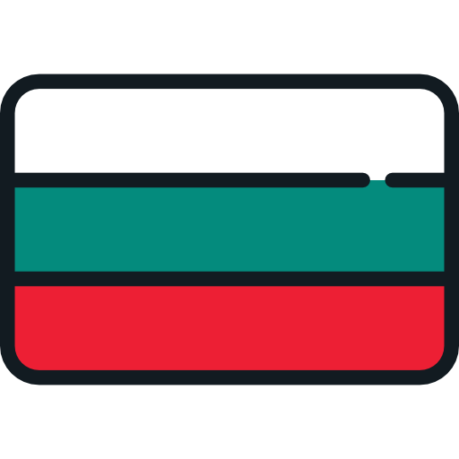 bulgária Flags Rounded rectangle Ícone