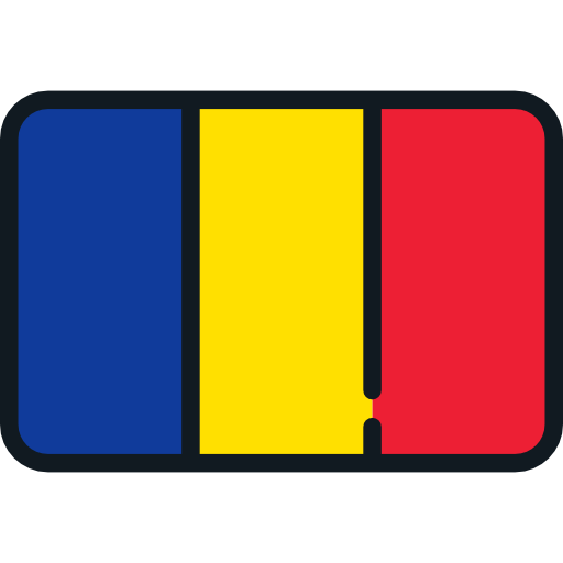 Chad Flags Rounded rectangle icon