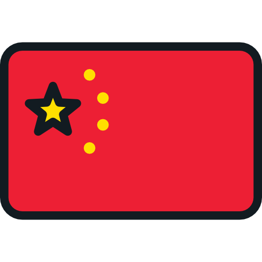 chiny Flags Rounded rectangle ikona
