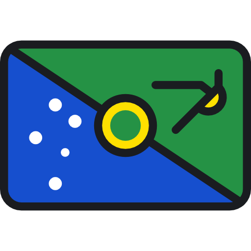 Christmas island Flags Rounded rectangle icon