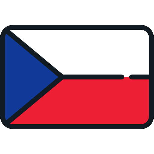 tsjechische republiek Flags Rounded rectangle icoon