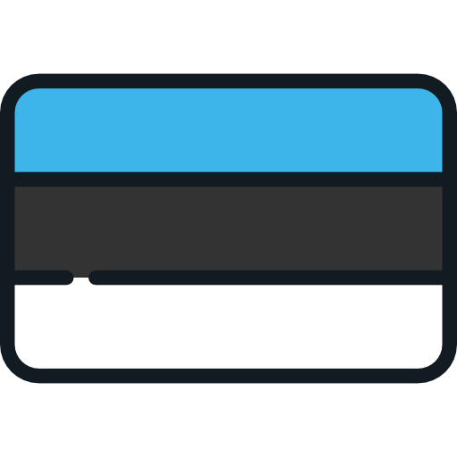 estonia Flags Rounded rectangle icona