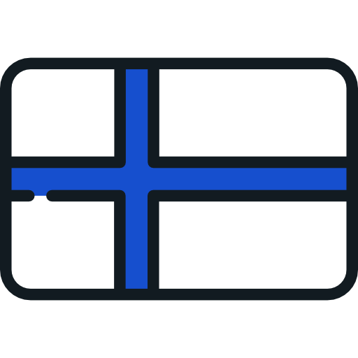 finlandia Flags Rounded rectangle icona