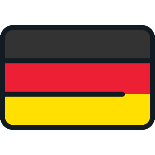 duitsland Flags Rounded rectangle icoon