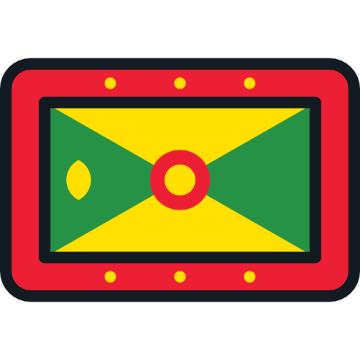 그레나다 Flags Rounded rectangle icon
