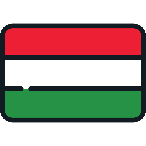Венгрия Flags Rounded rectangle иконка