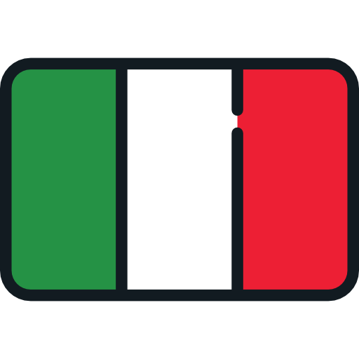 italië Flags Rounded rectangle icoon