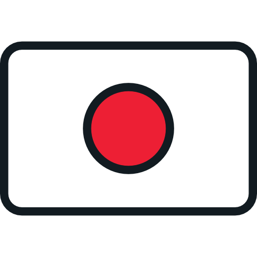 일본 Flags Rounded rectangle icon