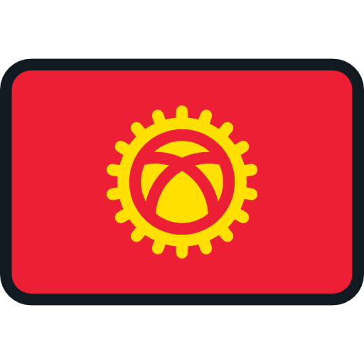 Kyrgyzstan Flags Rounded rectangle icon