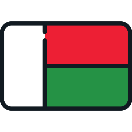 madagaskar Flags Rounded rectangle icon