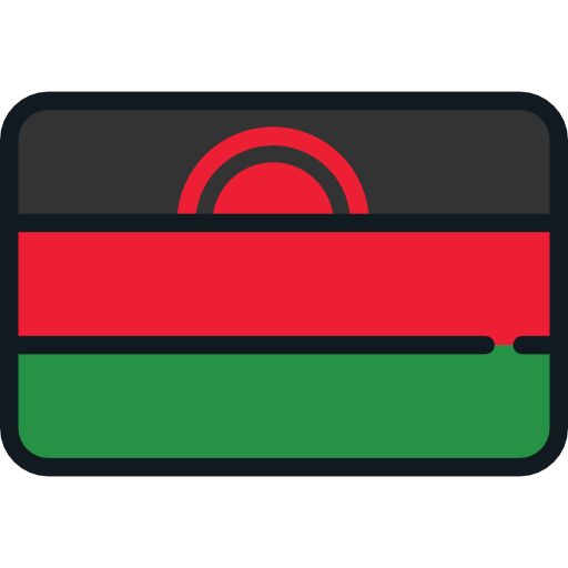 malawi Flags Rounded rectangle icon
