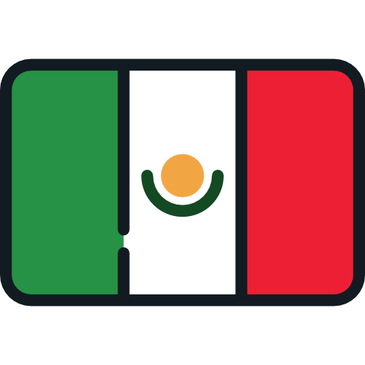 méxico Flags Rounded rectangle icono