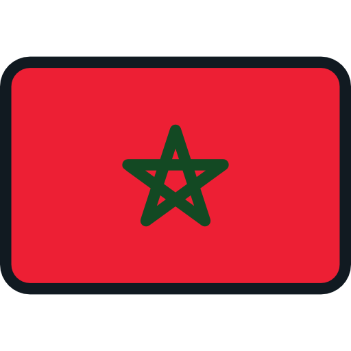 marokko Flags Rounded rectangle icon