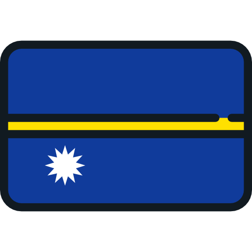 Науру Flags Rounded rectangle иконка