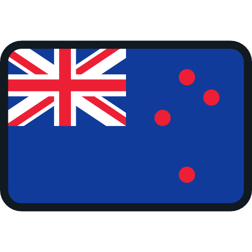 neuseeland Flags Rounded rectangle icon