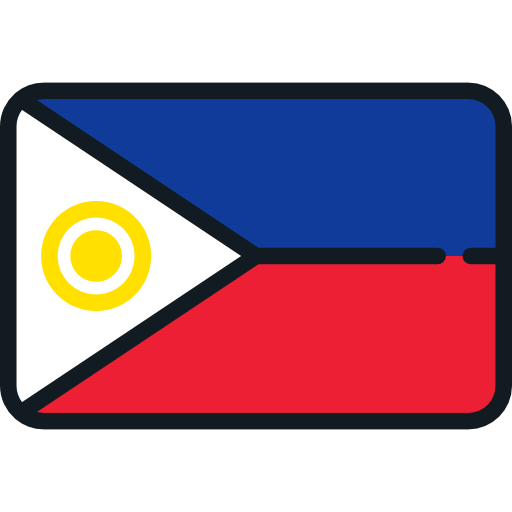 필리핀 제도 Flags Rounded rectangle icon