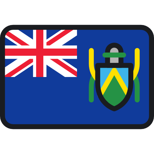 Îles pitcairn Flags Rounded rectangle Icône