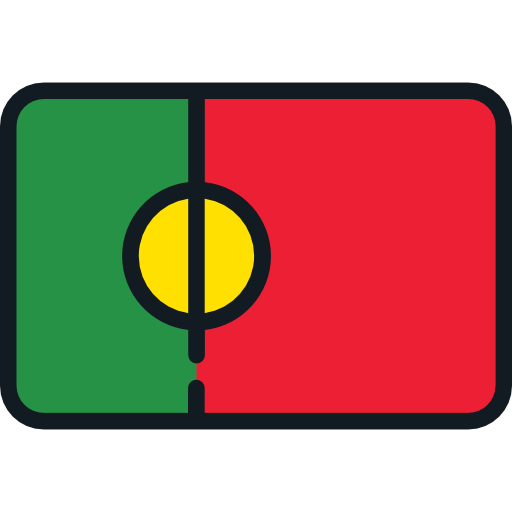 portugalia Flags Rounded rectangle ikona