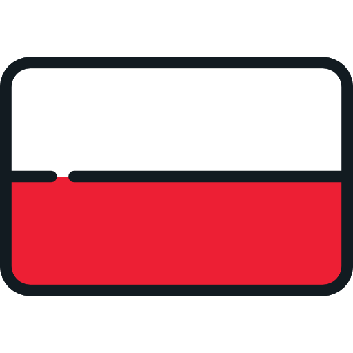 république de pologne Flags Rounded rectangle Icône