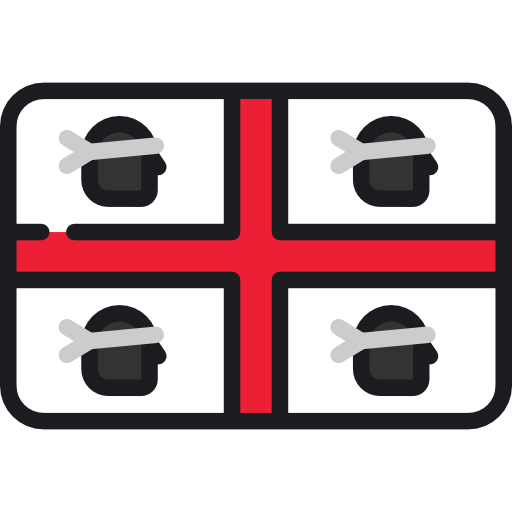 cerdeña Flags Rounded rectangle icono