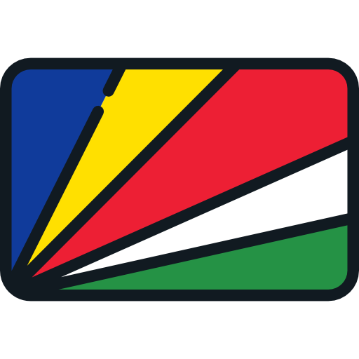 seychelles Flags Rounded rectangle icono