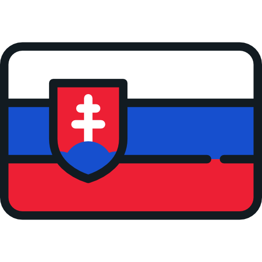 słowacja Flags Rounded rectangle ikona