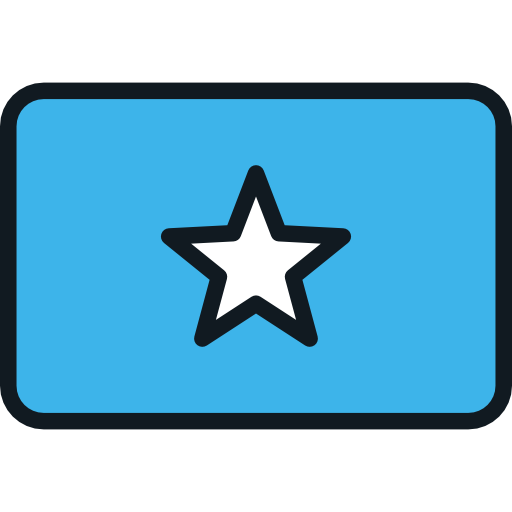 somali Flags Rounded rectangle ikona