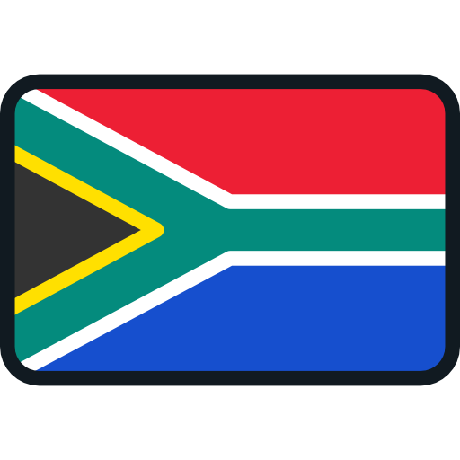 남아프리카 Flags Rounded rectangle icon