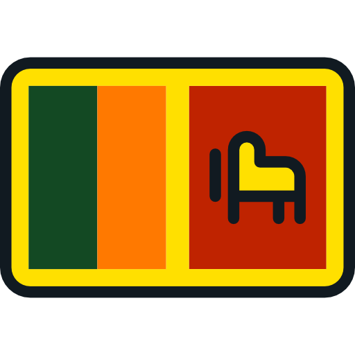 スリランカ Flags Rounded rectangle icon