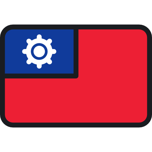 Taiwan Flags Rounded rectangle icon