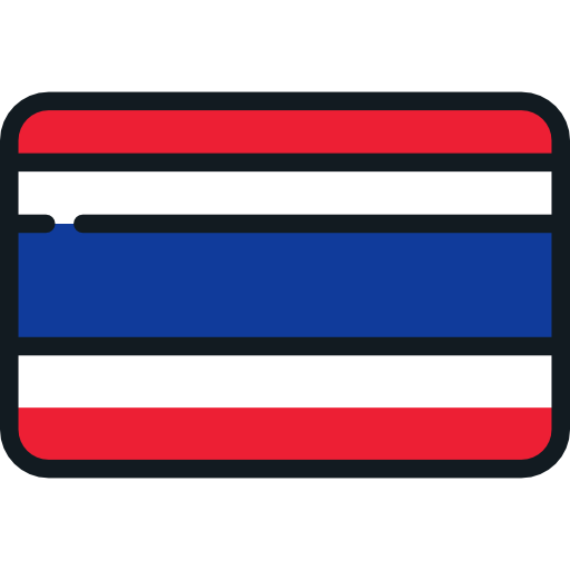 tajlandia Flags Rounded rectangle ikona
