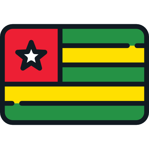 Togo Flags Rounded rectangle icon