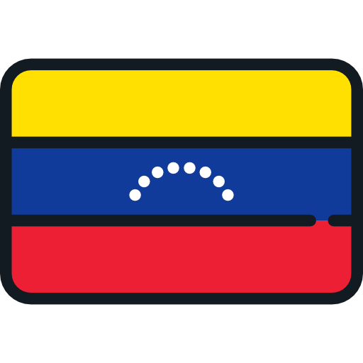 wenezuela Flags Rounded rectangle ikona