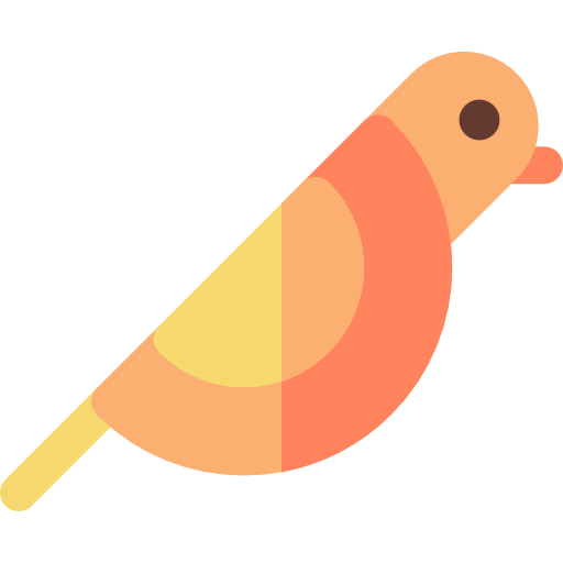 Птица Basic Rounded Flat иконка