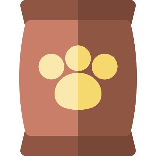psie jedzenie Basic Rounded Flat ikona