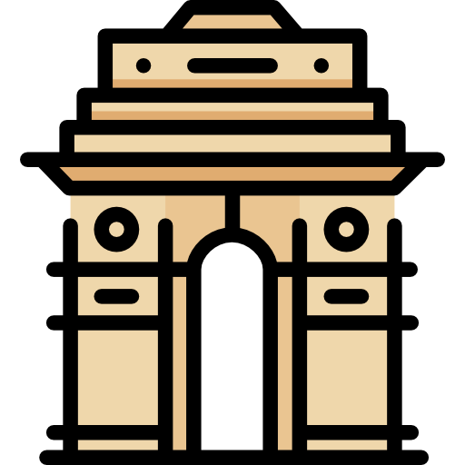 Ворота Индии Special Lineal color иконка