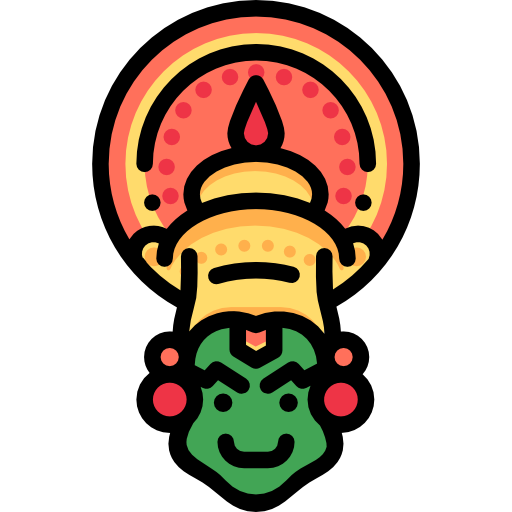 kathakali Special Lineal color icono