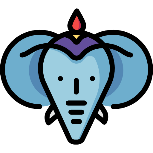 Ganesha Special Lineal color icon