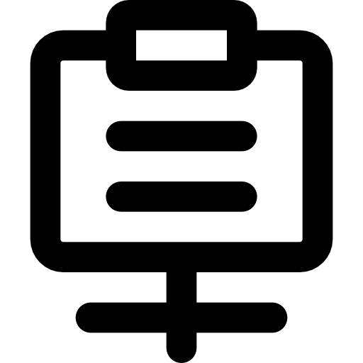 archivo Basic Black Outline icono
