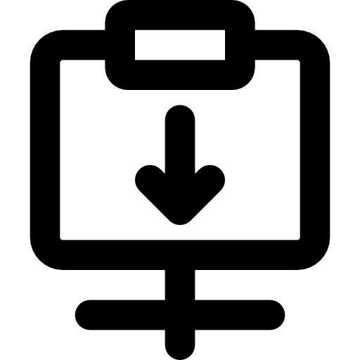 File Basic Black Outline icon