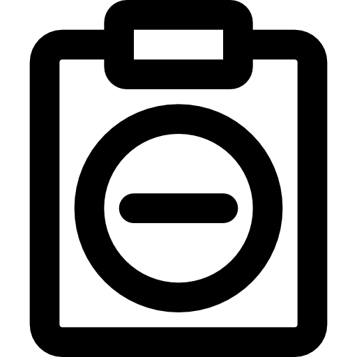 메모장 Basic Black Outline icon