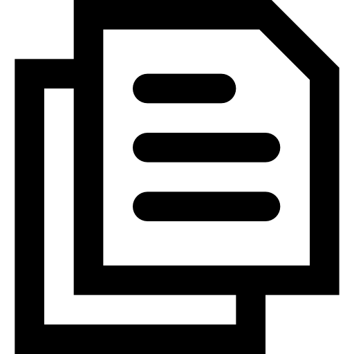 Files Basic Black Outline icon