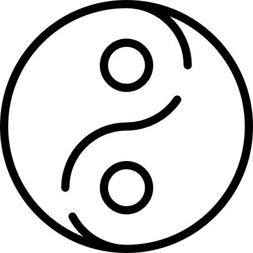 Yin yang Special Lineal icon