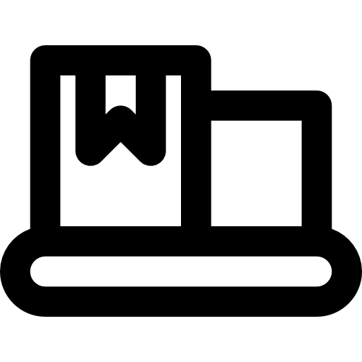 Conveyor Basic Black Outline icon