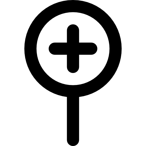 pin Basic Black Outline icoon